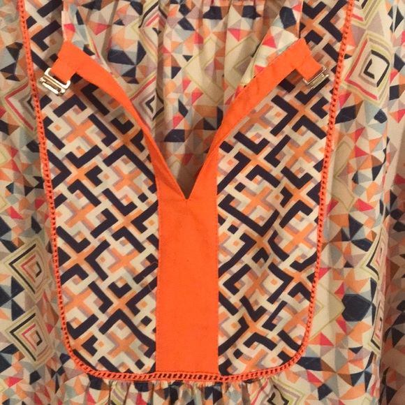 Colorful sheer top - Picture 2 of 4